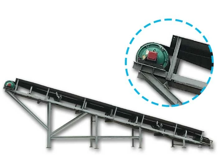 Inclined Rubber Belt Conveyor Machine Inclined Rubber Belt Conveyor Machine